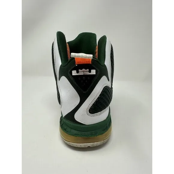 Nike Lebron James 9 Miami Hurricanes 2011 Sneakers Shoes Size 11.5 READ