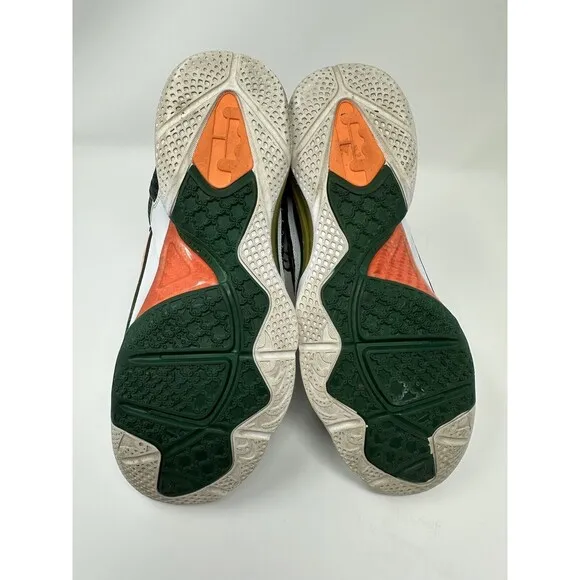 Nike Lebron James 9 Miami Hurricanes 2011 Sneakers Shoes Size 11.5 READ