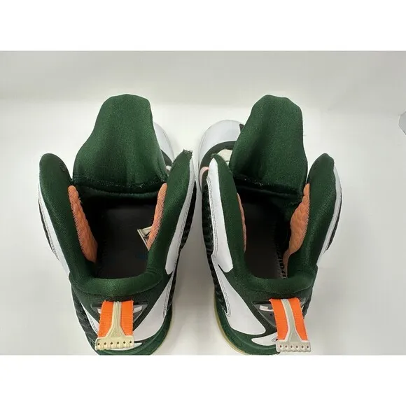 Nike Lebron James 9 Miami Hurricanes 2011 Sneakers Shoes Size 11.5 READ