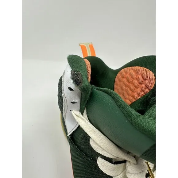 Nike Lebron James 9 Miami Hurricanes 2011 Sneakers Shoes Size 11.5 READ