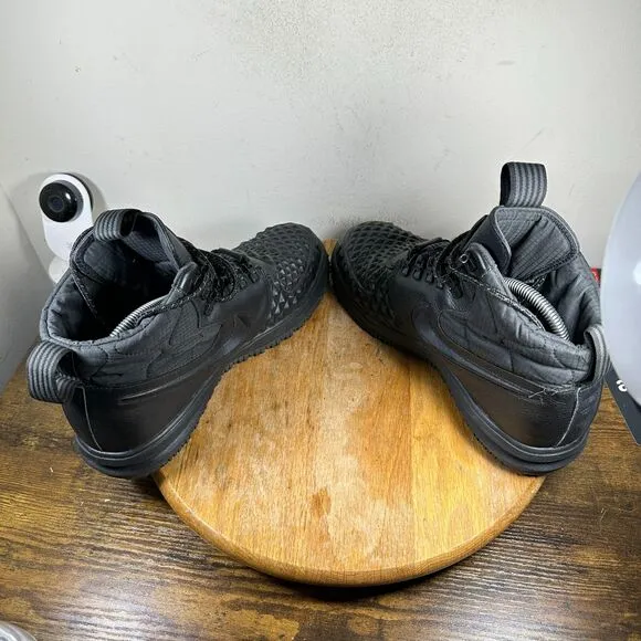 Nike Lunar Force 1 Duckboot Triple Black Mens Size 10 Shoes Sneakers 916682-002