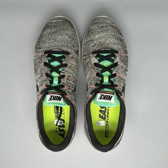 Nike LunarEpic Flyknit Low Gray Running Shoes 843764-100 Mens Size 12