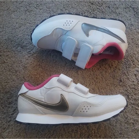 Nike MD Valiant (PS) Little Kids' Shoes White Summit Black CN8559-105 BRAND NEW