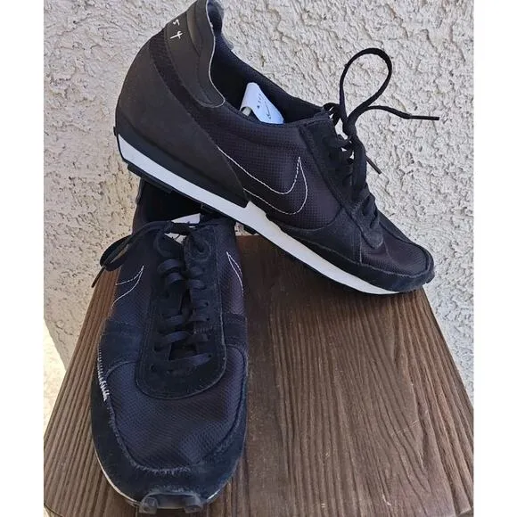 Nike Men's 11.5 DBreak-Type Black White Lace-Up Sneakers Shoes CT2556-002 Waffle
