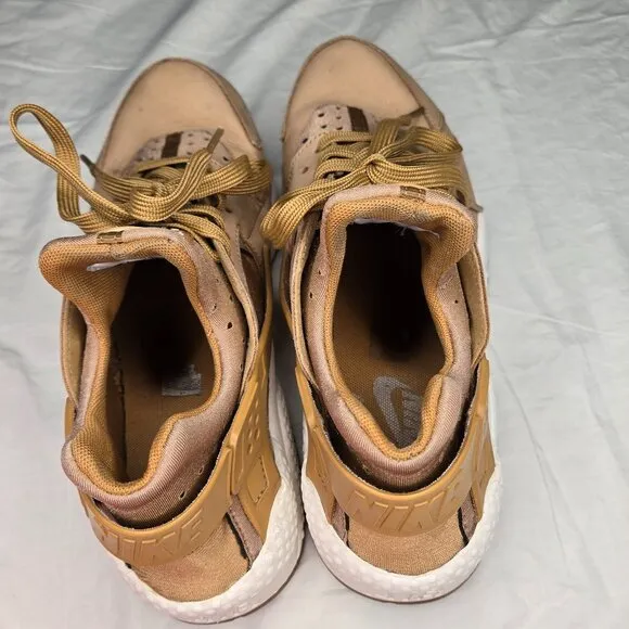 Nike Mens Air Huarache Brown Running Shoes Sneakers Size 9