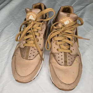 Nike Mens Air Huarache Brown Running Shoes Sneakers Size 9