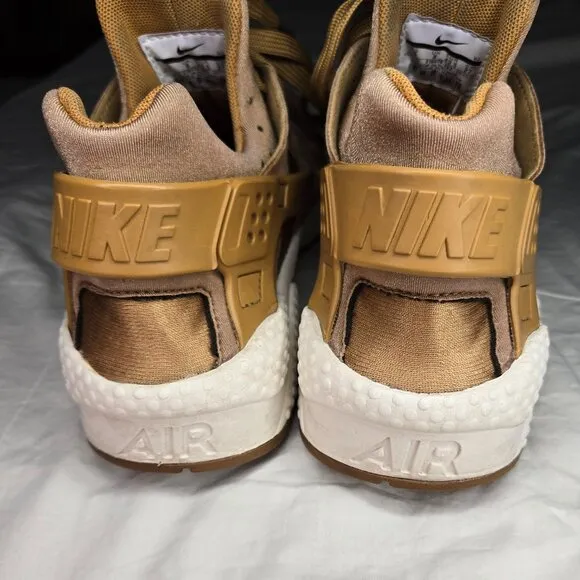 Nike Mens Air Huarache Brown Running Shoes Sneakers Size 9