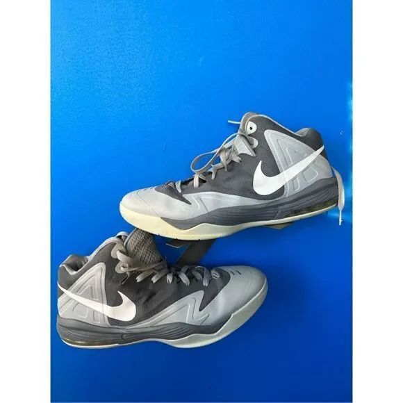 Nike Mens Air Max Premiere 653638-010 Gray Basketball Shoes Sneakers Size 11.5