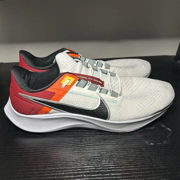 Nike Mens Air Zoom Pegasus 38 DQ4499-101 White Running Shoes Sneakers Size 13