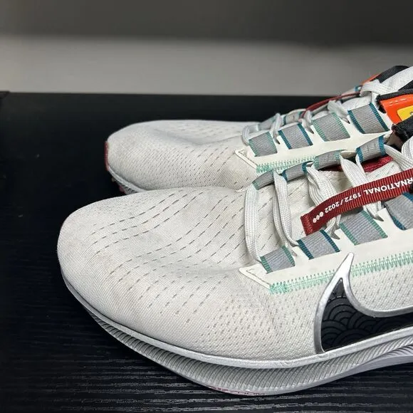 Nike Mens Air Zoom Pegasus 38 DQ4499-101 White Running Shoes Sneakers Size 13