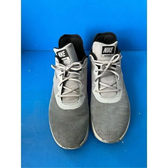Nike Mens Air Max Infuriate III AJ5898-004 Gray Basketball Shoes Sneakers Sz 14