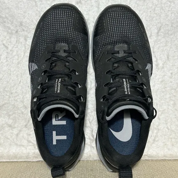 Nike Mens Black Wild Horse 8 Trail Running Athletic Sneakers Shoes SZ US 7.5