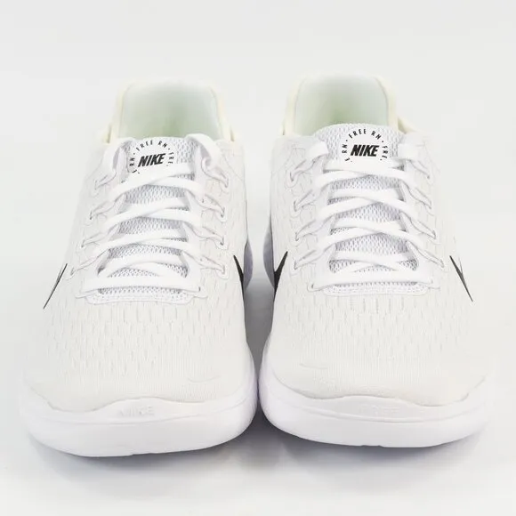 Nike Men's Free RN 2018 'White / Black' Running Shoe 942836-100 Multi-Size