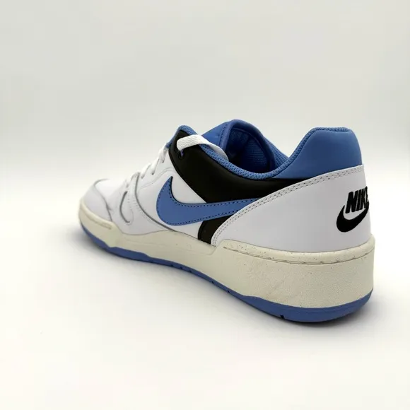 Nike Mens Full Force Lo Size 11.5 Shoes Basketball Walking White Blue FB1362-100