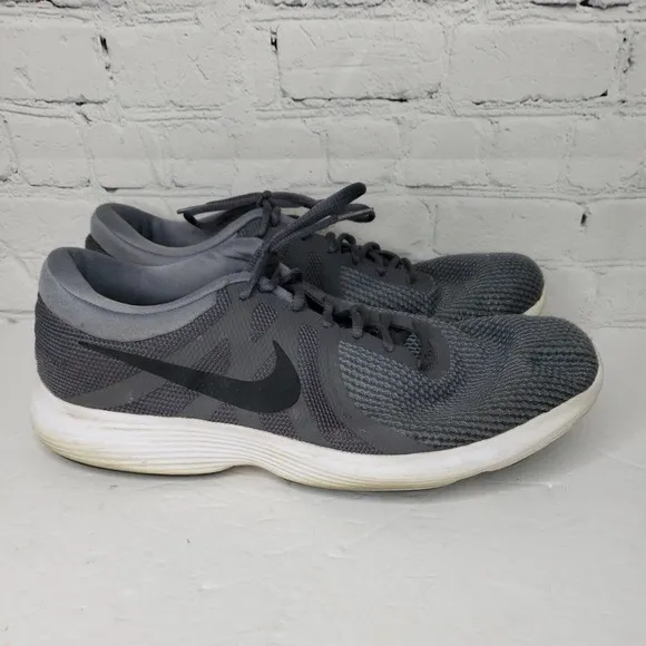 Nike Mens Revolution 4 AA7402-010 Gray‎ Running Shoes Sneakers Size 15W