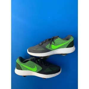 Nike Mens Revolution 3 819300-005 Gray Green Running Shoes Sneakers Size 11.5