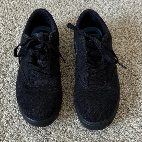 NIKE MENS SB CHECK SOLARSOFT SNEAKER - BLACK sneakers shoes size 8.5