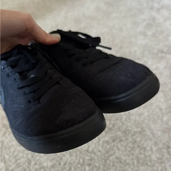 NIKE MENS SB CHECK SOLARSOFT SNEAKER - BLACK sneakers shoes size 8.5