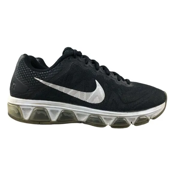 Nike Men's Size 7 Air Max Tailwind 7 Black Lace-Up Running Sneakers 683632-001