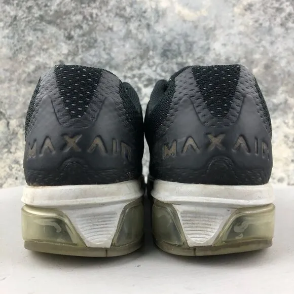 Nike Men's Size 7 Air Max Tailwind 7 Black Lace-Up Running Sneakers 683632-001