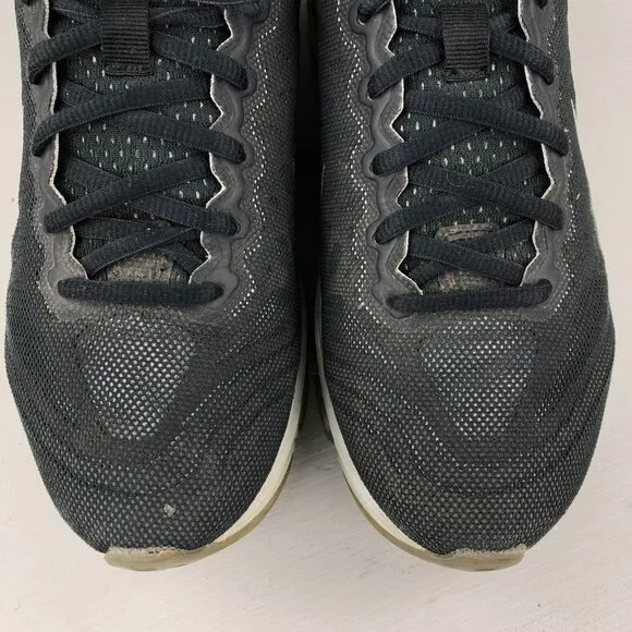 Nike Men's Size 7 Air Max Tailwind 7 Black Lace-Up Running Sneakers 683632-001