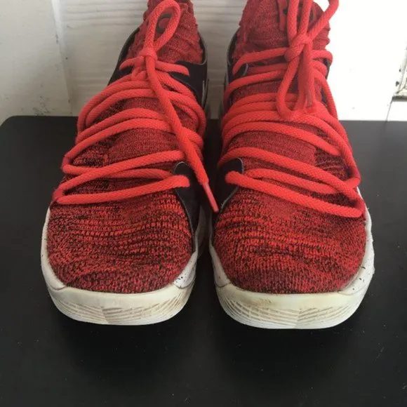 Nike Men's Zoom Kevin Durant KD 10 Red Velvet Basketball Shoes Sneakers size 8.5