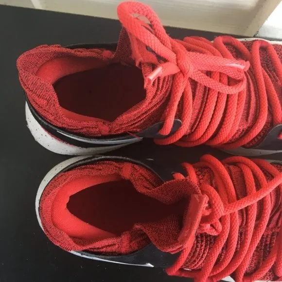 Nike Men's Zoom Kevin Durant KD 10 Red Velvet Basketball Shoes Sneakers size 8.5