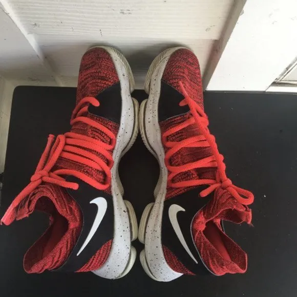 Nike Men's Zoom Kevin Durant KD 10 Red Velvet Basketball Shoes Sneakers size 8.5
