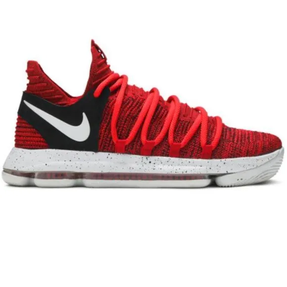 Nike Men's Zoom Kevin Durant KD 10 Red Velvet Basketball Shoes Sneakers size 8.5