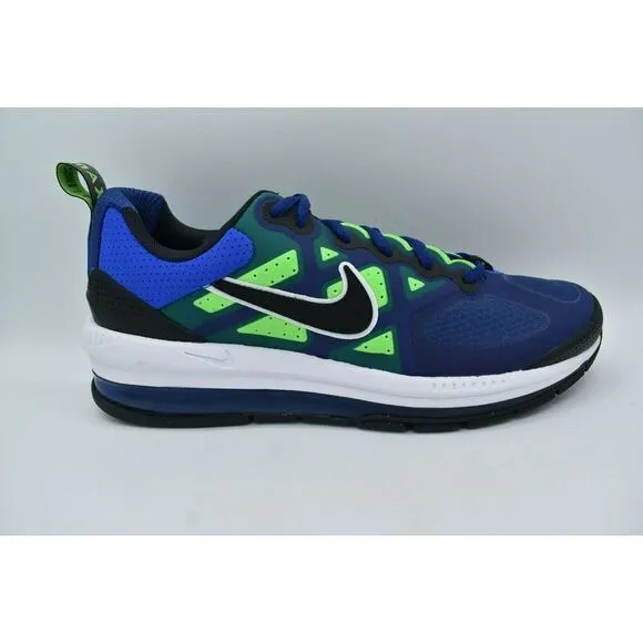 Nike Men Size 10 Air Max Genome Royal Blue Black Sneakers Shoes DC9410 400