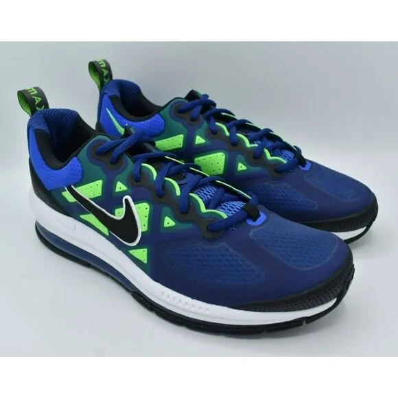 Nike Men Size 10 Air Max Genome Royal Blue Black Sneakers Shoes DC9410 400