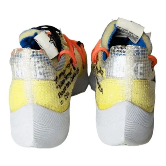 NIKE Off-White X Vapor Street 'Tour Yellow' Running Shoes Size 7.5
