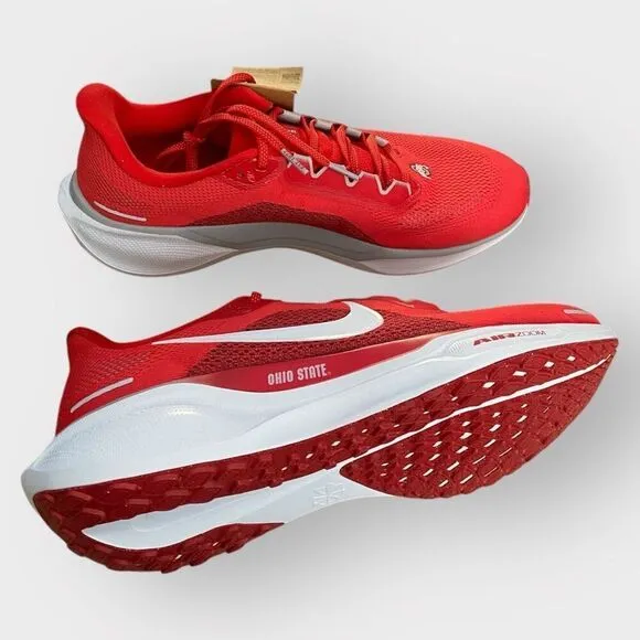 Nike Pegasus 41 Ohio State Buckeyes Running Shoes FZ5135-600 Mens size 11 New