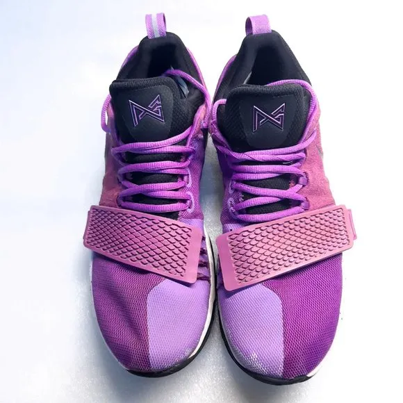 NIKE PG 1 Bright Violet Paul George Basketball Shoes 878627-500 Size 10 purple