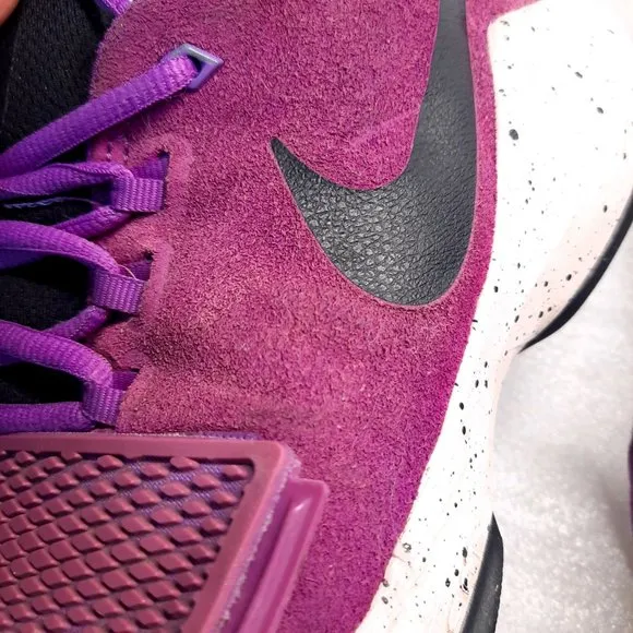 NIKE PG 1 Bright Violet Paul George Basketball Shoes 878627-500 Size 10 purple