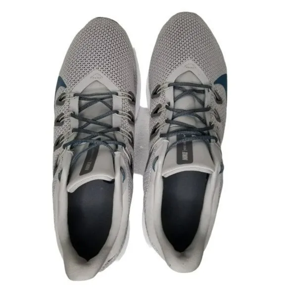 Nike Quest Gray Blue Running Shoes Men's Size 14