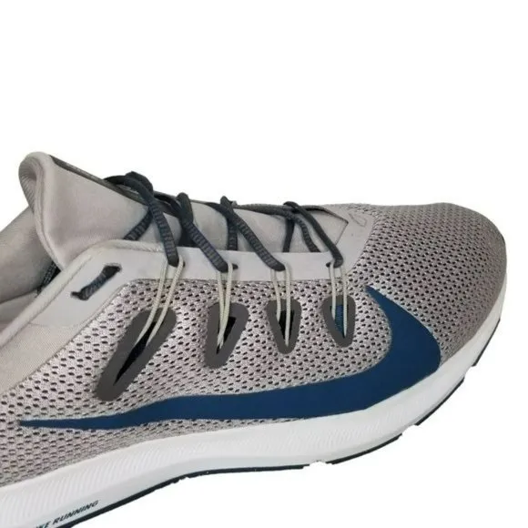 Nike Quest Gray Blue Running Shoes Men's Size 14