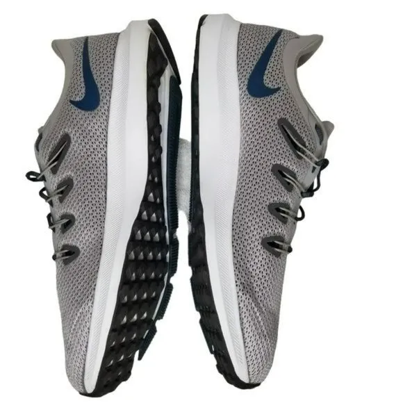 Nike Quest Gray Blue Running Shoes Men's Size 14