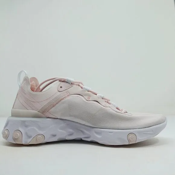 Nike React Element 55 Pale Pink Running Shoes BQ2728-600 Womens Size 6.5