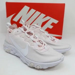 Nike React Element 55 Pale Pink Running Shoes BQ2728-600 Womens Size 6.5