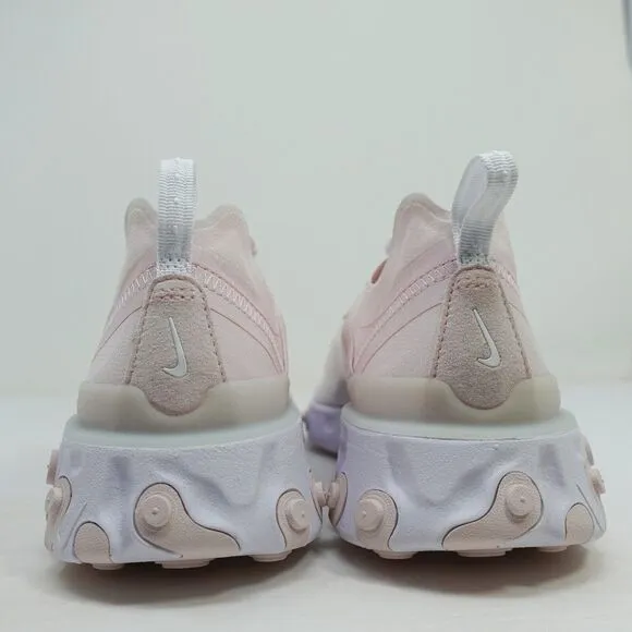 Nike React Element 55 Pale Pink Running Shoes BQ2728-600 Womens Size 6.5