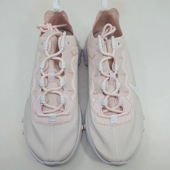 Nike React Element 55 Pale Pink Running Shoes BQ2728-600 Womens Size 6.5