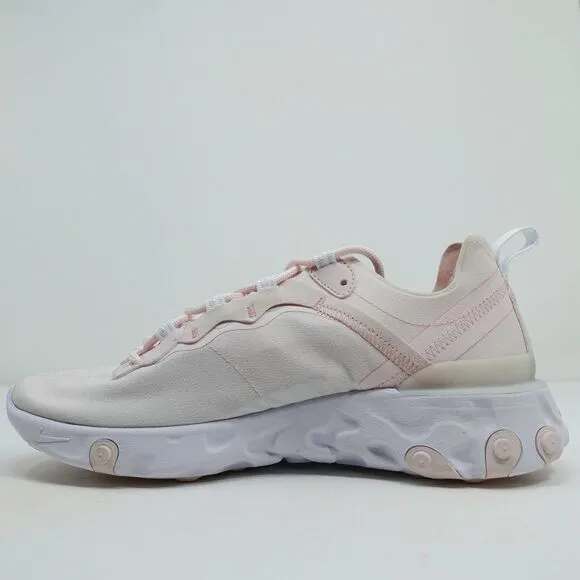 Nike React Element 55 Pale Pink Running Shoes BQ2728-600 Womens Size 6.5
