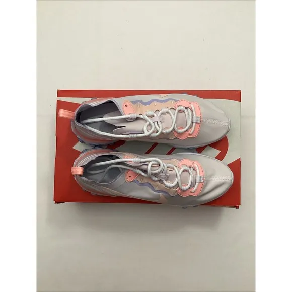 Nike‎ React Element 55 Pale Pink/Washed Coral Sneakers Women's Size8/ SKU # 3001