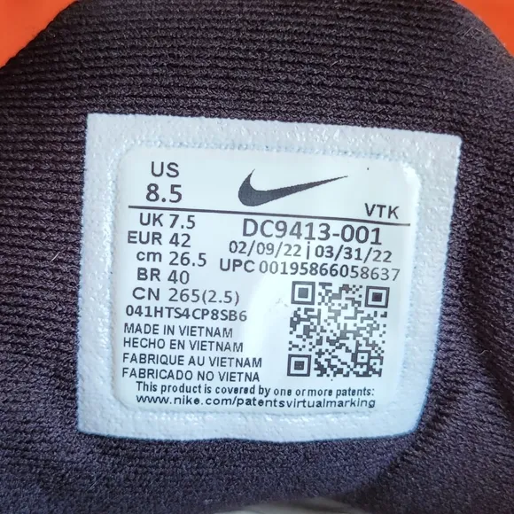 Nike Renew Run 3 Men's Road Running Shoes Black/White/Platinum DC9413-001