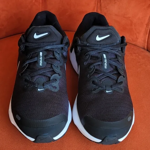 Nike Renew Run 3 Men's Road Running Shoes Black/White/Platinum DC9413-001
