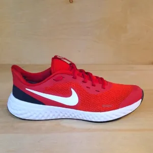 Nike Revolution 5 Running Red White 6.5Y/8 Womens Running Shoes BQ5671-600