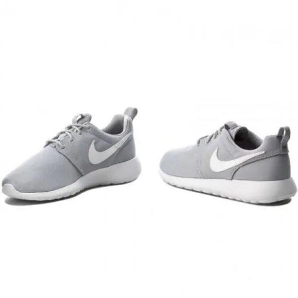 Nike Roshe One Low GS/Womens Running Shoes Grey White 599728-033 NEW Size 7Y