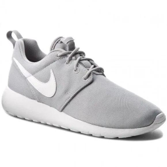 Nike Roshe One Low GS/Womens Running Shoes Grey White 599728-033 NEW Size 7Y