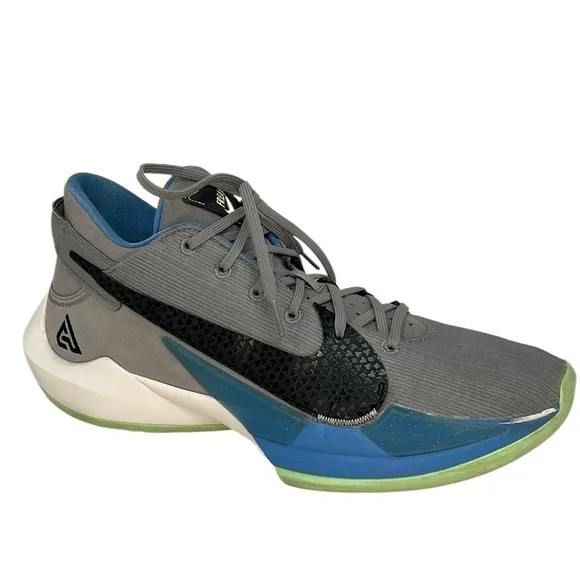 NIKE Shoes Freak 2 Air Zoom Men’s 12 Particle Grey CK5424 Running Sneakers